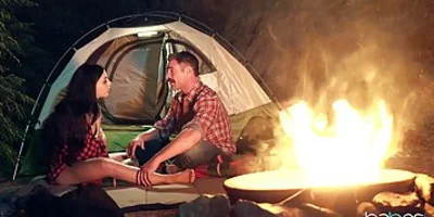 When camping turns into casual fuck-fest by the fire, no one gets to sleep