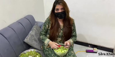 Sara KhanPH predominates her Chinese hubby's friend with her humungous orbs and