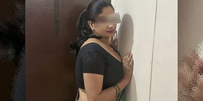 Stepmom gets her first uncut gumshoe while simply at home & Hunter & Sonu in the
