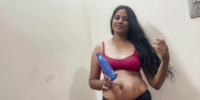 Sexy Asian woman with big natural tits does knead and gives a blowjob to say no