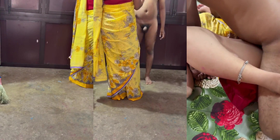 Naughty Indian Maid gets her holes drilled wide of her captor for extra seat of